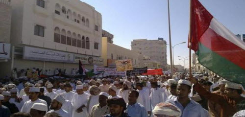 احتجاجات في عمان