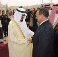 الملك عبدالله وصالح